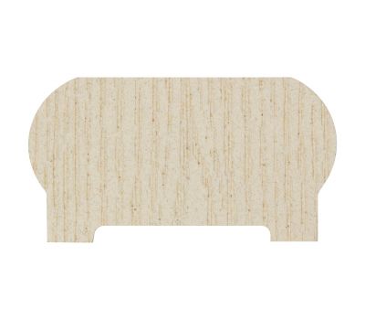 Заглушка торцевая для перил ДПК 95х50 Слоновая кость от производителя  Faynag по цене 385 р