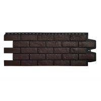 Фасадные панели Премиум состаренный кирпич Шоколадный (шов RAL 9005) Фасадные панели Премиум состаренный кирпич Шоколадный (шов RAL 9005)